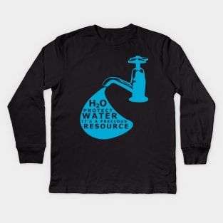 World Water Day Kids Long Sleeve T-Shirt